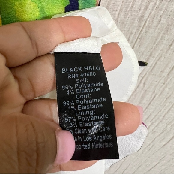 Black Halo Anthropologie Campania Mini Floral Dress - Picture 4 of 8